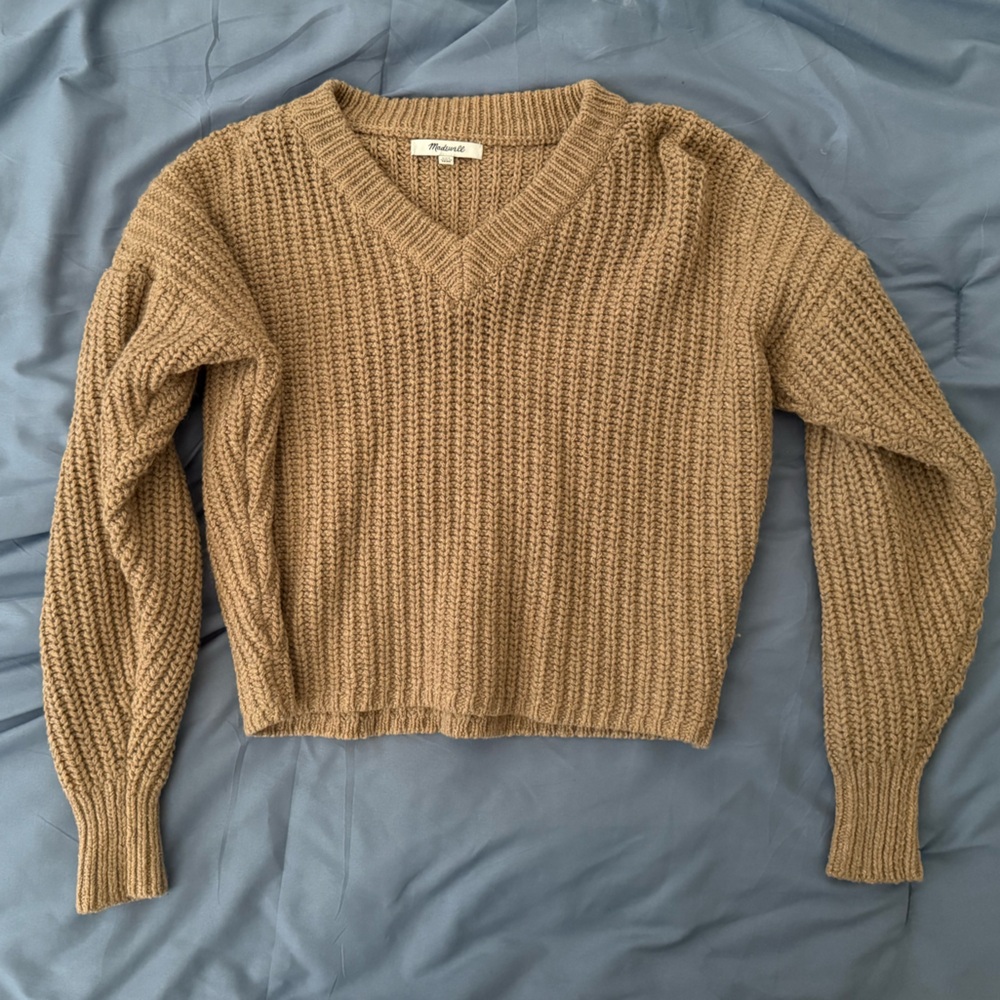 Madewell Cropped Knit Pullover